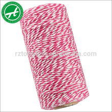 Multi colored cotton rope for bakers twine string for DIY ornaments